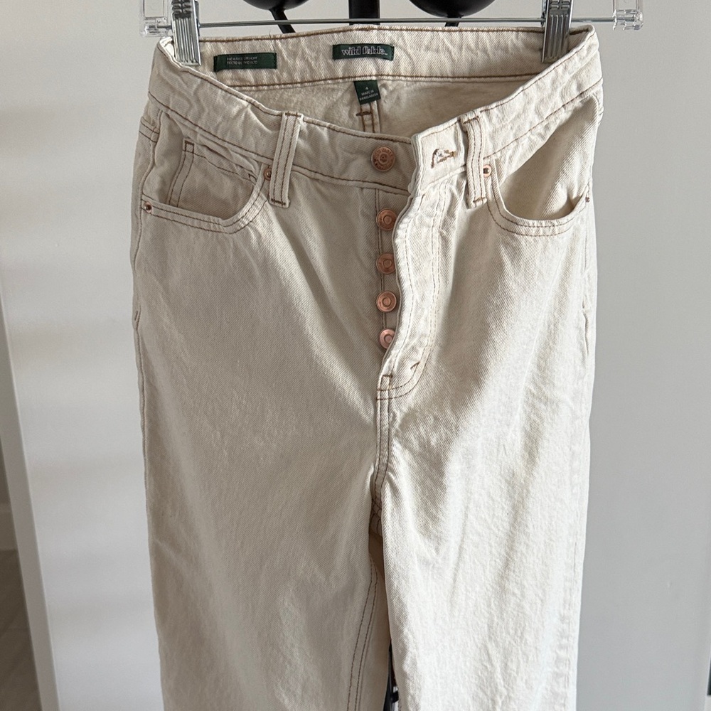 Women's Cream Jeans